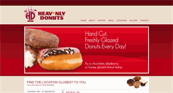 Desktop Screenshot of heavnlydonuts.com