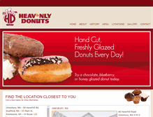 Tablet Screenshot of heavnlydonuts.com